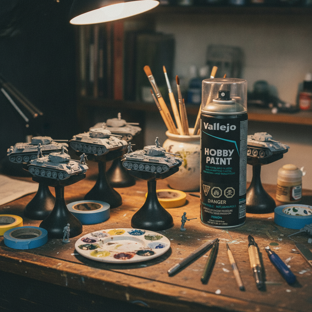 Vallejo Acrylic Russian Green 4BO Spray 28003