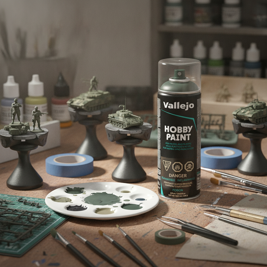 Vallejo Acrylique Vert Foncé Spray 28026