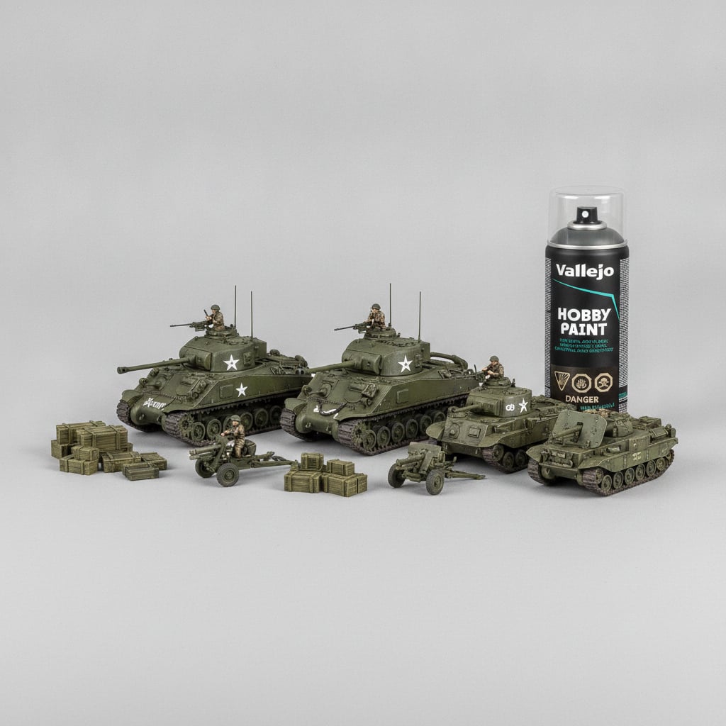 Vallejo Acrylic UK Bronze Green Spray 28004
