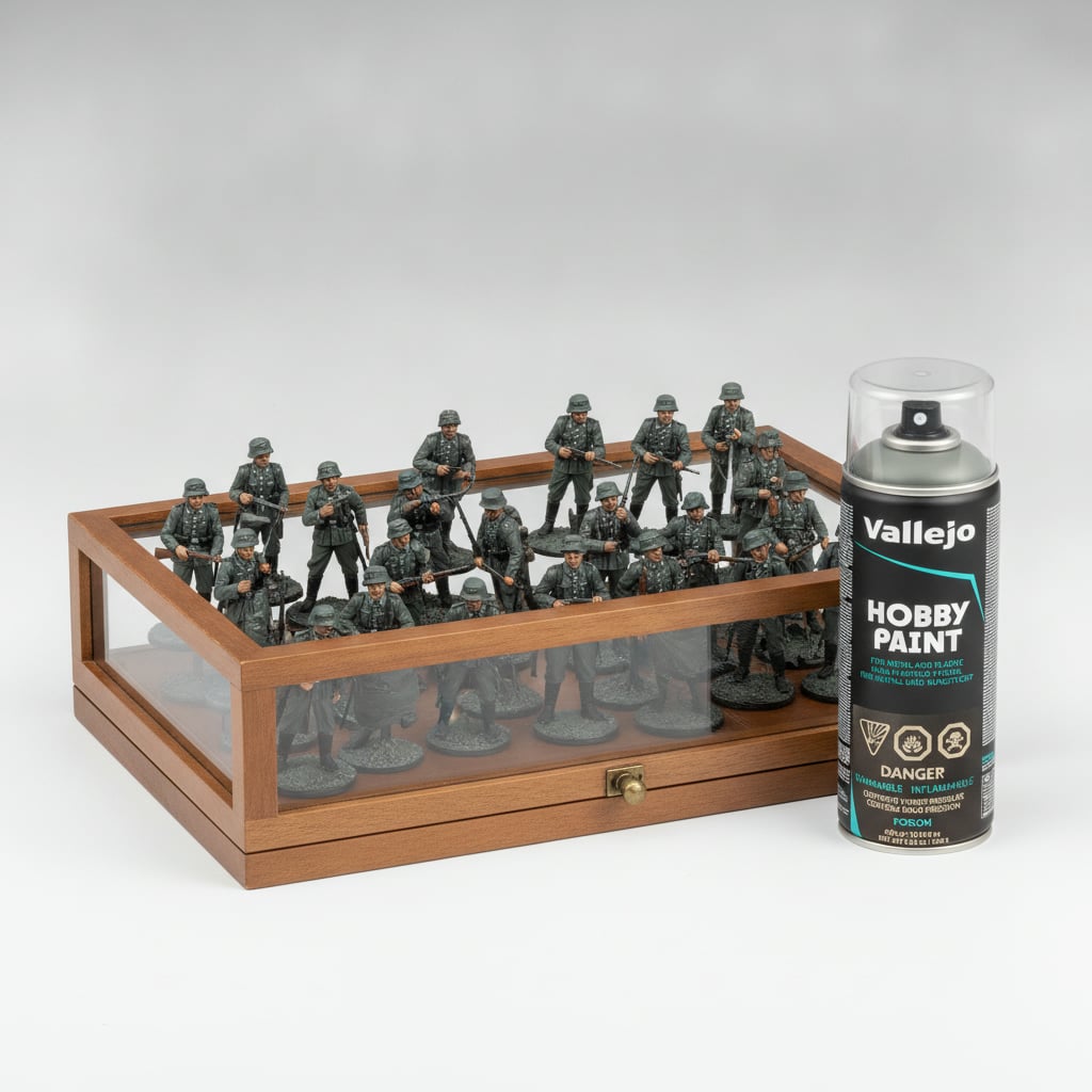 Vallejo Acrylique Champ Allemand Gris Spray 28006