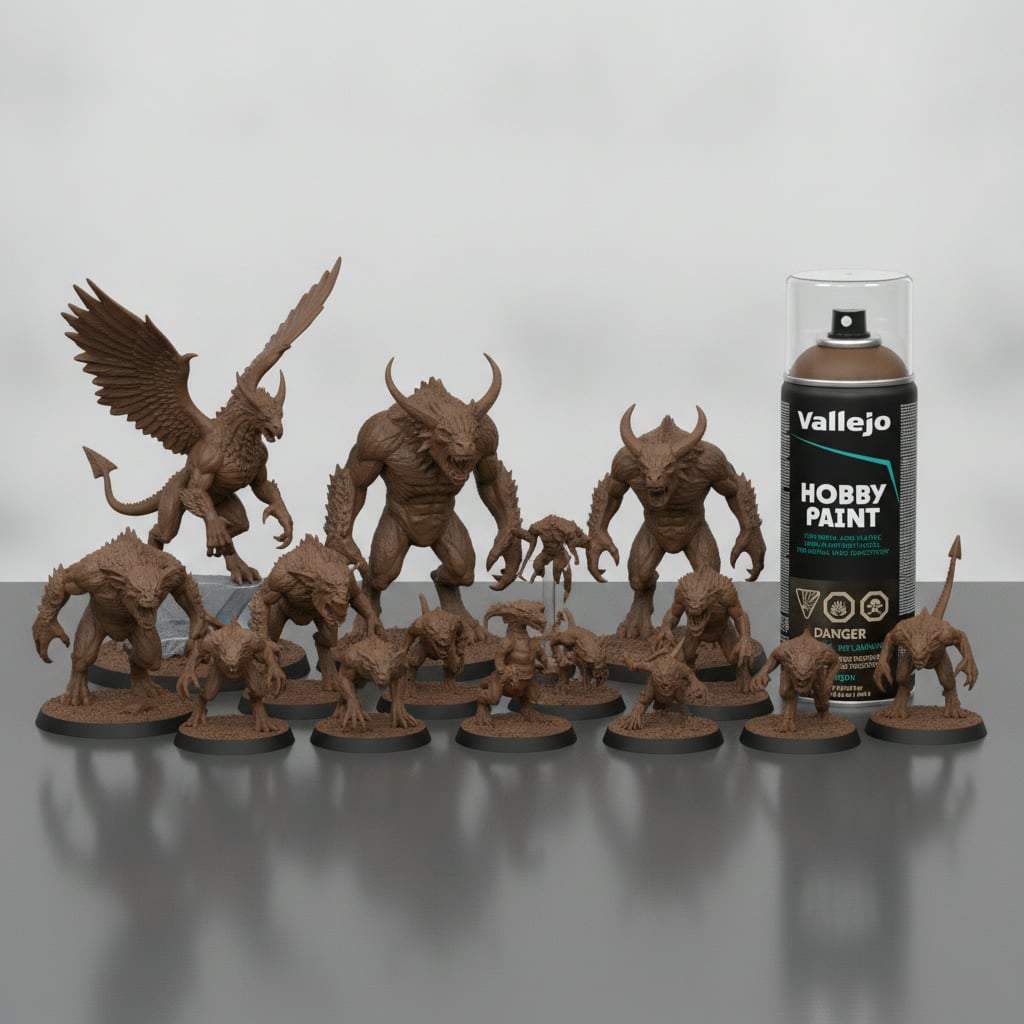 Acrylique Vallejo Beasty Brown Spray 28019