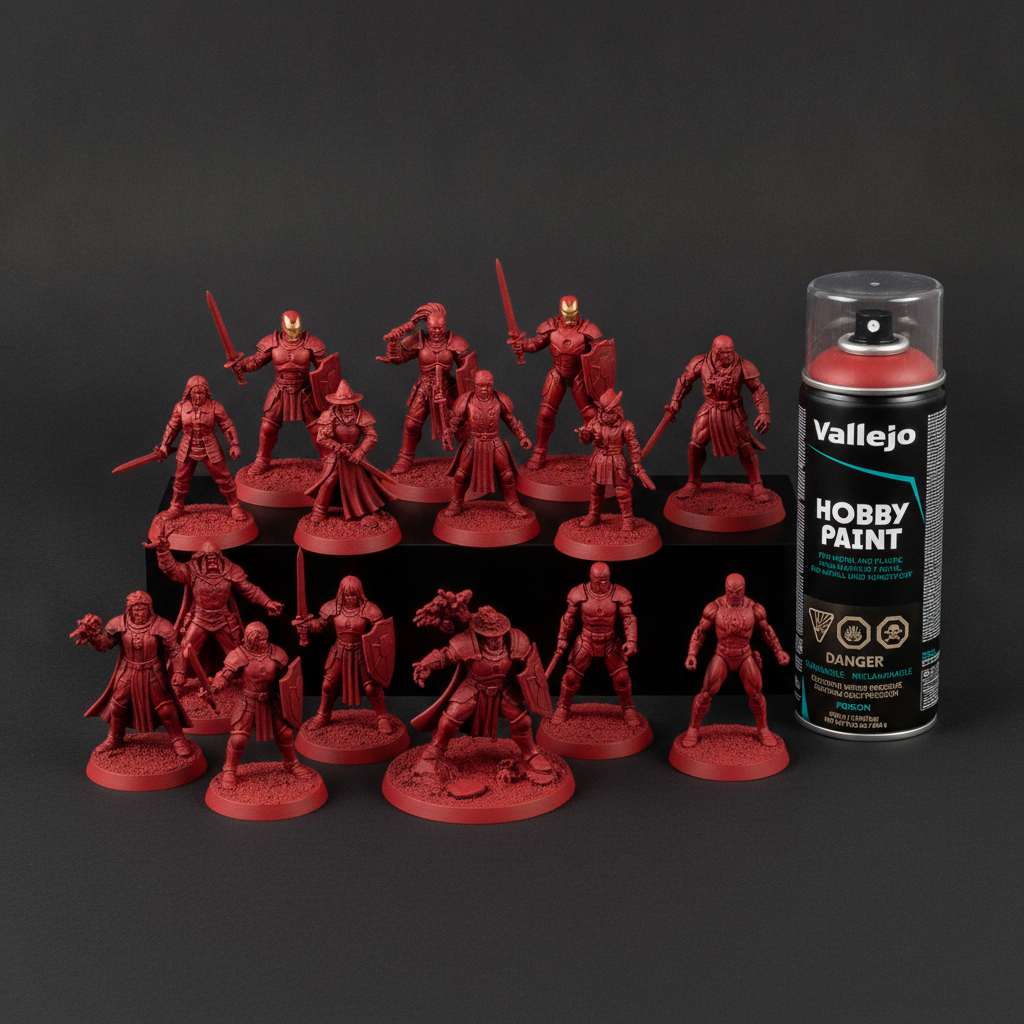 Vallejo Acrylique Rouge Scarlet Spray 28016