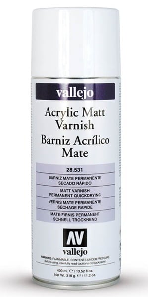 Vallejo Acrylic Matt Varnish Spray 28531