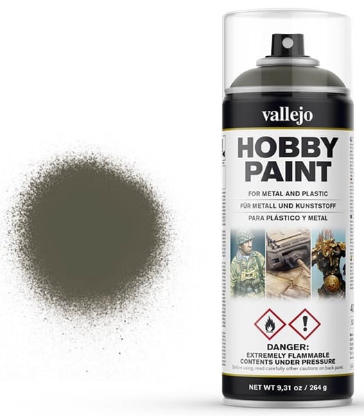 Vallejo Acrylic Panzer Russian Green 4BO Spray 28003