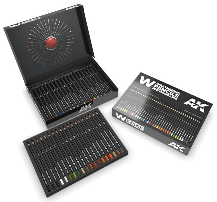 aki pencils weathering ak interactive deluxe edition box