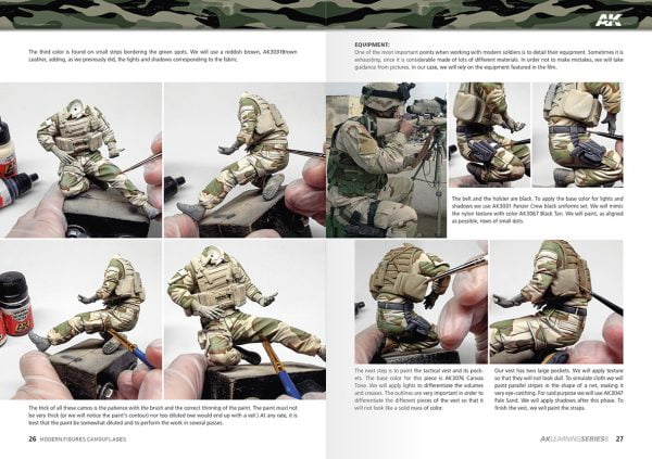 AK Interactive Modern Figures Camouflages Learning 8 AKI 247