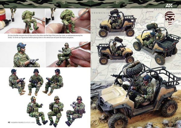 AK Interactive Modern Figures Camouflages Learning 8 AKI 247