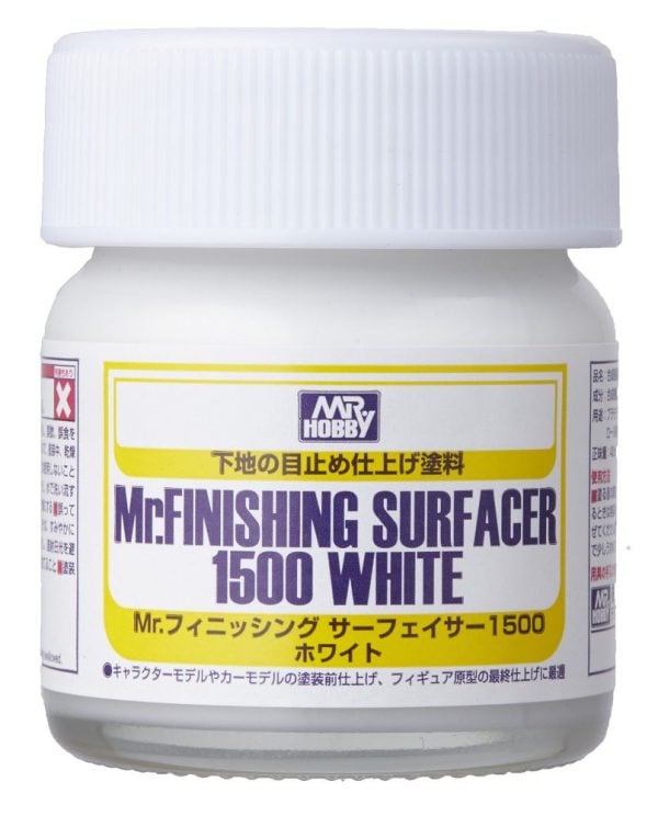 Mr Finishing Surfacer 1500 White Bottle SF291