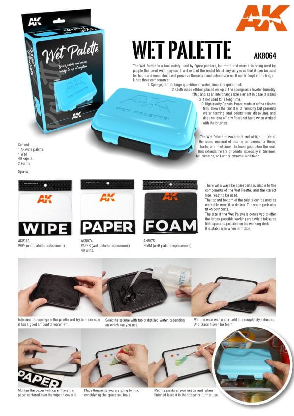AK Interactive Wet Palette Kit 8064