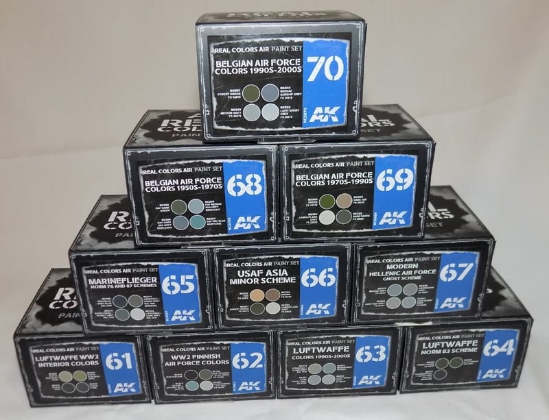 Even More AK Interactive Real Colors Paint Sets Now Available at