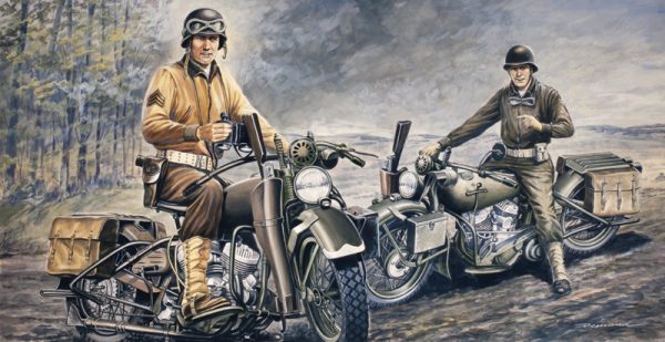 Italeri U.S. Motorcycles 1/35 Scale 322