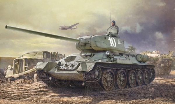 Italeri T34/85 Zavod 183 Mod 1944 Model Kit 6545