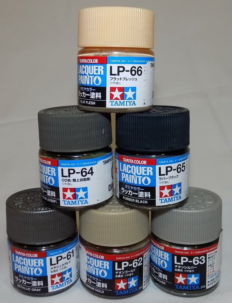 Six More Tamiya Lacquer Paint now Available at Sunward Hobbies