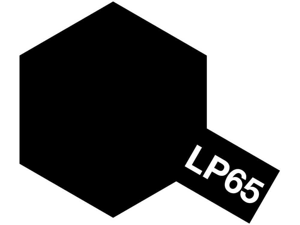 Tamiya Lacquer 82165 LP-65 Rubber Black