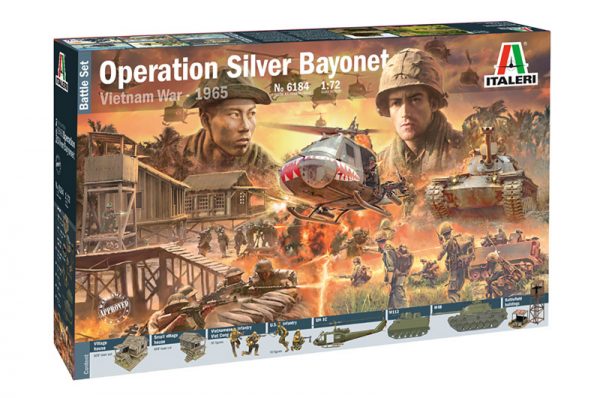 Italeri Operation Silver Bayonet Vietnam War 1965 Battle Set 6184