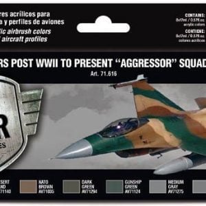 Vallejo USAF Colors Post WWII to present Aggressor Squadron Part I Paint Set 71616