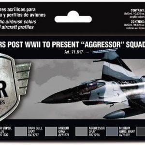 Vallejo USAF Colors Post WWII to present Aggressor Squadron Part II Paint Set 71617