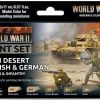 Vallejo WW II Desert British and German Infantry Paint Set 70208