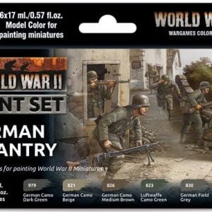 Vallejo WW II German Infantry Paint Set 70206