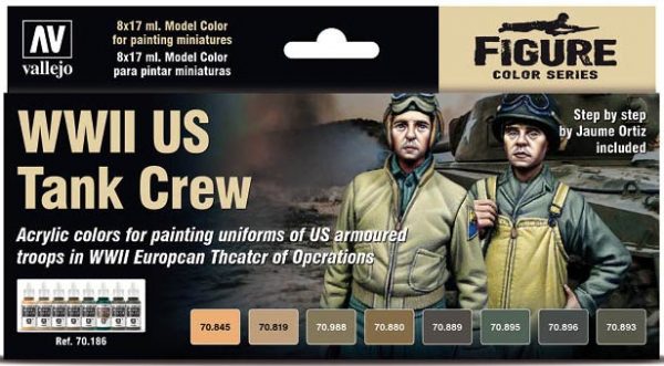 Vallejo WW II US Tank Crew II Kit de peinture 70186