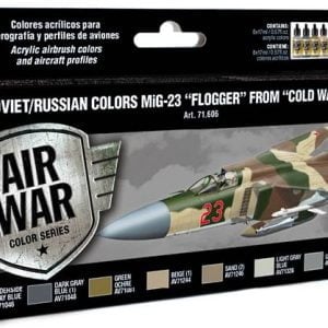 Vallejo Soviet Russian Colors MiG-23 Flogger from 70s to 90s 71606