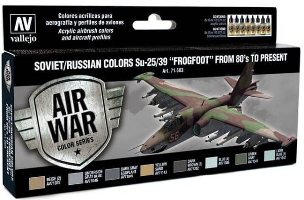 Vallejo Soviet/Russian Colors Su-25/39 Frogfoot from 80’s to present 71603