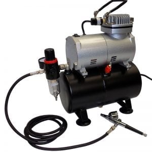 Paasche D3000R 1/5 hp Airbrush Piston Compressor with Tank