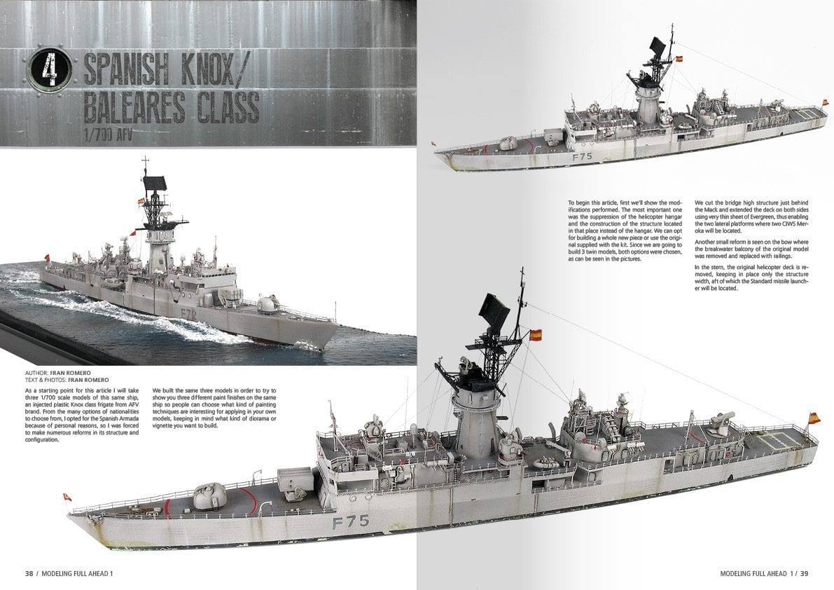 AK Interactive Modelling Full Ahead #1 Knox and Baleares Class AKI 098