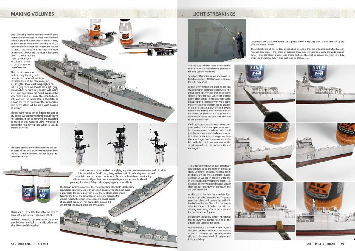 AK Interactive Modelling Full Ahead #1 Knox and Baleares Class AKI 098