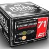 AK Interactive AUSCAM Colors Set Limited Edition AKI RSC071