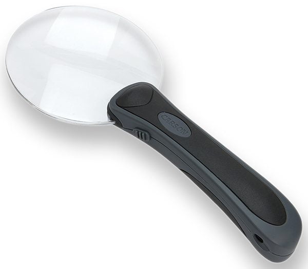 Carson 3.5 inch LED RimFree Magnifier RM-95