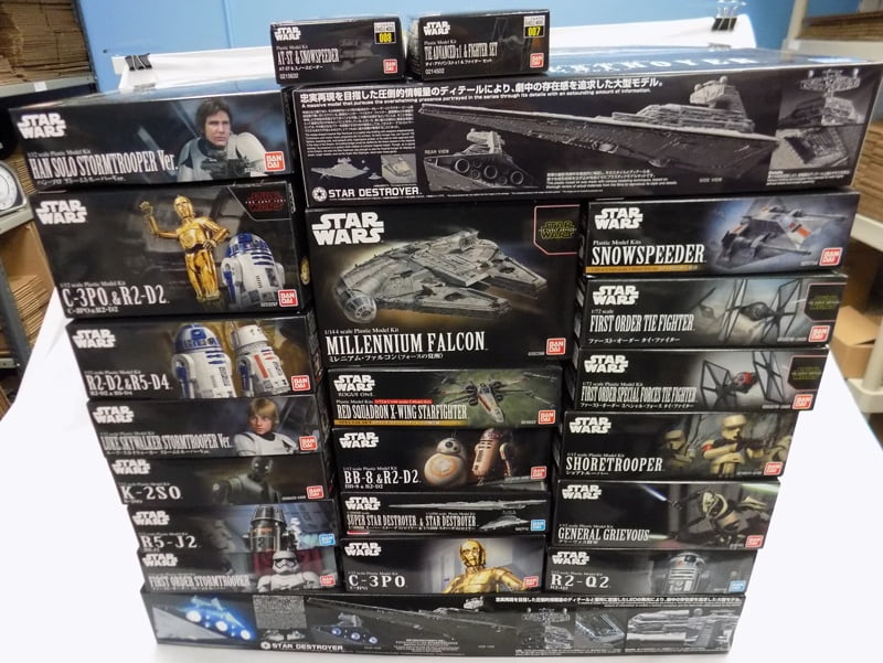 More Bandai Star Wars Model Kits at Sunward Hobbies • Canada's largest
