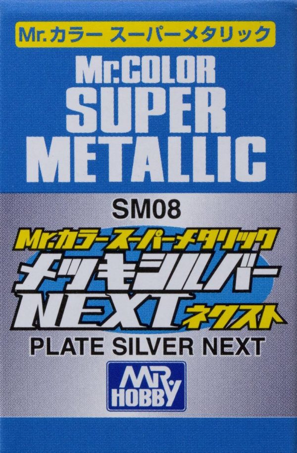 Mr Color Super Metallic Plate Silver Next SM08