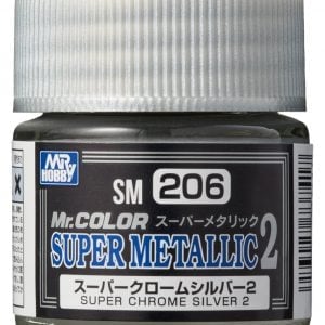 Mr Color Super Metallic 2 Super Chrome Silver 2 SM206