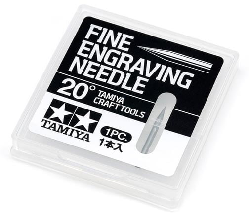 Tamiya Fine Engraving Needle 20 Degree 74148 box