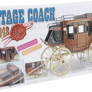 Artesania Latina 1848 Stage Coach Kit 1/10 Scale 20340