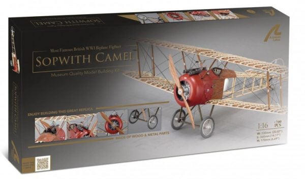 Artesania Latina 1918 Sopwith Camel Fighter Kit 1/16 Scale 20351