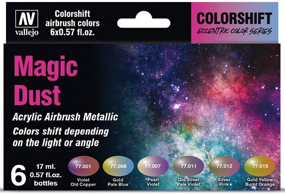 Vallejo Magic Dust Colorshift Paint Set 77090