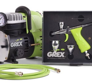 Grex GCK03 Airbrush Combo Kit with Tritium.TG3 AC1810-A Compressor Accessories