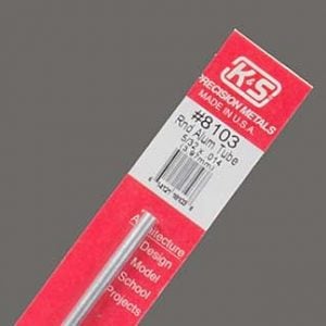 5/32 x 12" Aluminum Tube .014 Wall K&S Engineering 8103