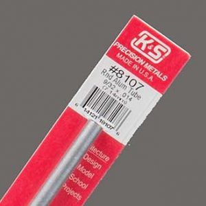 9/32 x 12" Aluminum Tube .014 Wall K&S Engineering 8107
