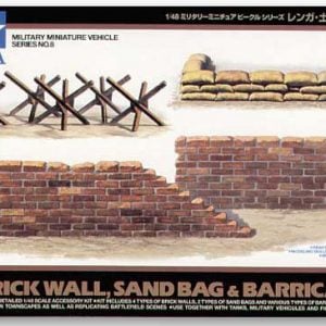 Tamiya Brick Wall Sand Bag and Barricade Set 1/48 32508