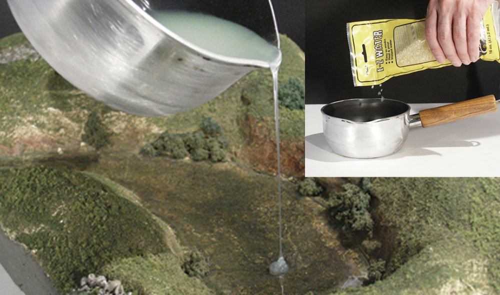 using Woodland Scenics E-Z Water C1206