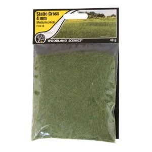 Woodland Scenics Static Grass Medium Green 4mm FS618