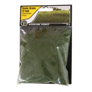 Woodland Scenics Static Grass Dark Green 12mm FS625