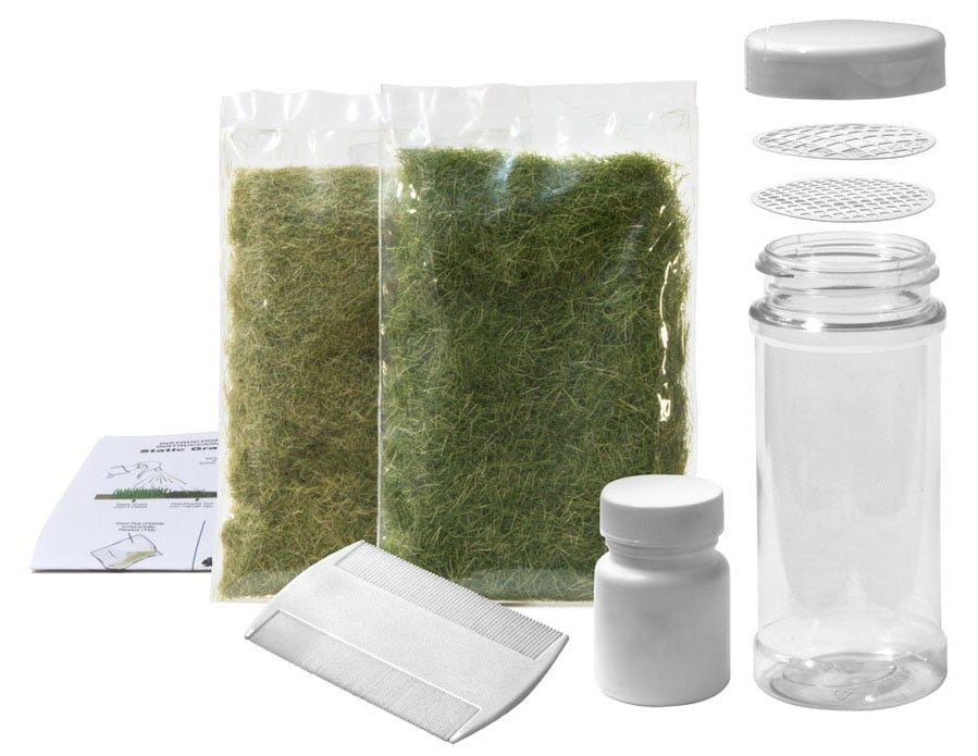 Contents Woodland Scenics Static Grass Starter Kit FS647