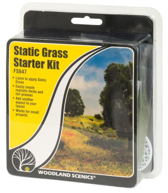 Woodland Scenics Static Grass Starter Kit FS647