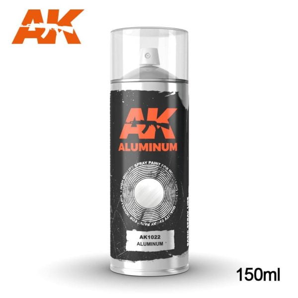 AK Interactive Spray Can Aluminium AKI 1022