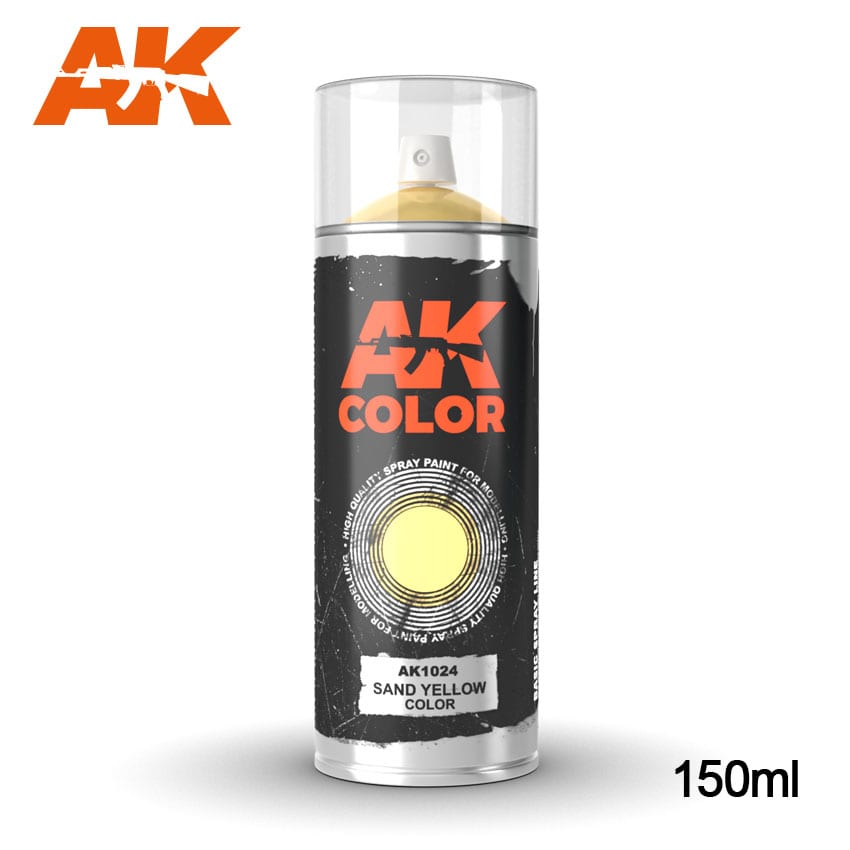 AK Interactive Spray Can Sand Yellow AKI 1024