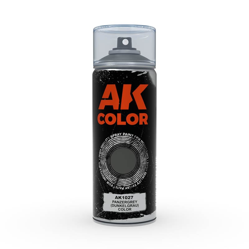 AK Interactive Spray Can Panzergrey Dunkel Grab AKI 1027